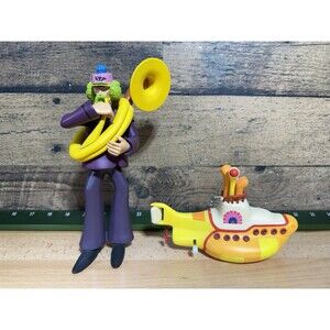 McFarlane The Beatles Yellow Submarine Figure With Submarine And Working